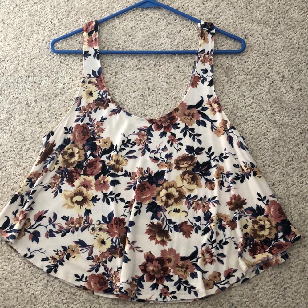American Eagle Floral Tank Top